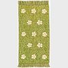 Tatsumura Heizo Oribe Brocade Floral Flatweave Cotton Rug