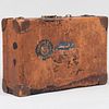 Louis Vuitton Brown Calf Leather Suitcase, Mid-20th Century