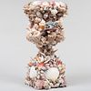 Shell Encrusted Campagna Form Urn