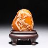 Chinese Carved Soapstone Mountain
