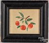 Watercolor of fruit, late 19th c.