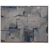 GABRIEL MACOTELA, Terreno Loma de sol, Firmado y fechado 85 y enero 85, Collage, mixta y arenas sobre papel, 54.6 x 71.3 cm,Certificado