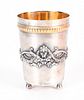 A Russian Silver Cup by Faberge