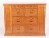 A Library Bureau Makers oak filing cabinet