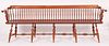 Wallace Nutting maple and pine Windsor bench