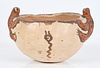 Zuni Pueblo pottery frog effigy bowl