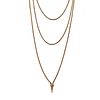 66 inches long Antique 18k Gold Chain Necklace