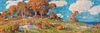 Thomas R. Manley Montclair, NJ Hilltop Landscape & Clouds c1910