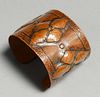 Arts & Crafts Hammered Copper Bracelet c1910