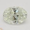 2.01 ct, Natural Light Yellow Green Color, SI1, Oval cut Diamond (GIA Graded), Appraised Value: $44,000 