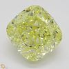 1.73 ct, Natural Fancy Intense Yellow Even Color, VVS2, Cushion cut Diamond (GIA Graded), Appraised Value: $47,000 