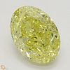 3.50 ct, Natural Fancy Intense Yellow Even Color, SI1, Oval cut Diamond (GIA Graded), Appraised Value: $123,100 