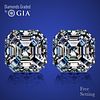 20.11 carat diamond pair Square Emerald cut Diamond GIA Graded 1) 10.01 ct, Color H, VS1 2) 10.10 ct, Color H, VS1. Appraised Value: $2,840,500 
