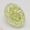 1.60 ct, Natural Fancy Yellow Even Color, VVS2, Oval cut Diamond (GIA Graded), Appraised Value: $28,800 