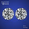 10.03 carat diamond pair Round cut Diamond GIA Graded 1) 5.01 ct, Color I, VS1 2) 5.02 ct, Color I, VS1. Appraised Value: $777,200 