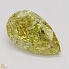 2.36 ct, Natural Fancy Deep Yellow Even Color, VS1, Pear cut Diamond (GIA Graded), Appraised Value: $119,100 
