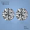 8.21 carat diamond pair Round cut Diamond GIA Graded 1) 4.02 ct, Color F, VVS2 2) 4.19 ct, Color F, VVS2. Appraised Value: $1,005,600 