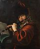PORTRAIT OF MUSICIAN JOSEF LEMBERGER (1667-1740) OIL PAINTING