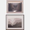 Robert Wilson (20th Century) Two Works, Lithographs,