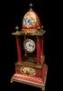 Royal Vienna Porcelain Cathedral Mantel Clock 