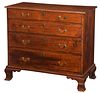 New England Federal Tiger Maple Chest
