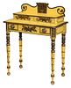 American Classical Stencil Decorated Dressing Table