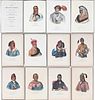 Eleven McKenney and Hall Native American Prints 