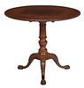Chippendale Finely Carved Mahogany Tilt Top Tea Table