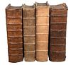 Four Vellum Bound Martin Luther Bibles