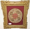 FRAMED MID EAST NEEDLE WORK 15 1/2" X 14" CORDTS MANSION