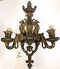 BRONZE EMPIRE STYLE SCONCE 17"H X 11"W CORDTS MANSION