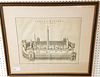 FRAMED 19TH C ETCHING CIRCUS MAXIMUS 17" X22"CORDTS MANSION