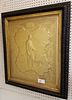 FRAMED 1850 GILT PLASTER? LOW RELIEF OF HENRY CLAY DESIGNED AND PROMATHETYPED BY C. YOUNGLOVE HAYNES NOV 12, 1850 PHIL 28" X 23" CORDTS MANSION