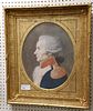 FRAMED 19TH C PASTEL PORTRAIT OF AN OFFICER 19" X 15" CORDTS MANSION