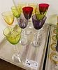 TRAY 10 BACCARAT WINE GLASSES BARONESS JEANNE-MARIE FRIBOURG