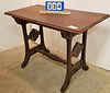 VICT WALNUT SIDE TABLE 25-1/4"H X 3'W X 18-1/4"D CORDTS MANSION