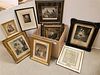 BX 6 FRAMED ITEMS 19TH C ENGR AND LITHOS CORDTS MANSION
