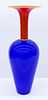 Dante Marioni ''Red and Blue Whopper'' 1990's Glass