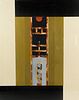 Liao Shiou-Ping Gate of Peace Abstract Serigraph 
