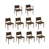 (10) Set of Niels O. Moller Model 65 Dining Chairs 