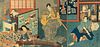 Utagawa Kunisada Toyokuni Woodblock Actor Triptych 
