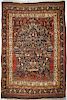 Vintage Persian Qashqai rug, 5'1" x 7'8"