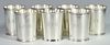 6 Reed & Barton Sterling Julep Cups Plus 1 other