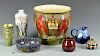 Group of 7 European Art Pottery Items