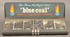 Vintage Blue Coal Advertising Display.