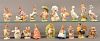 Lot of 18 Various Beatrix Potter's Figurines.