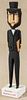 Cardy Hale, carved and painted outsider art figure of President Abraham Lincoln