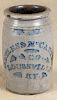 Kentucky stenciled stoneware jar, 19th c., inscribed Bayless McCarthey & Co. Louisville KY.