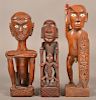 Three Indonesian Carved Protector Figures.