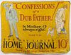 Cloth advertising banner for Ladies Home Journal, ca. 1900, 34'' x 46''.